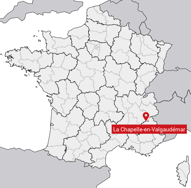 Localisation de La Chapelle-en-Valgaudémar sur la carte de France