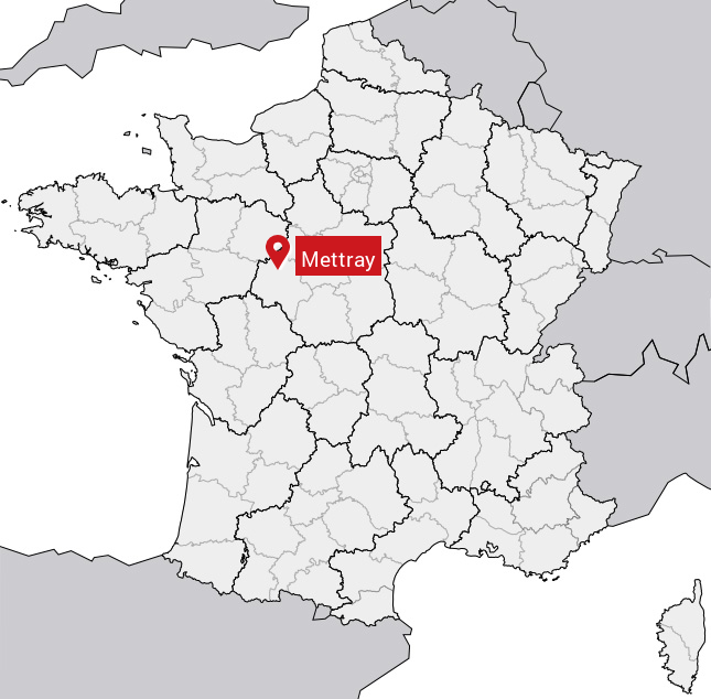 distance entre mettray et tours