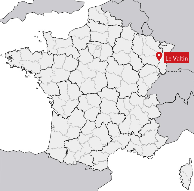 Localisation de Le Valtin sur la carte de France