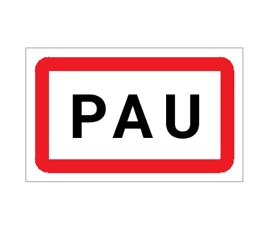 Panneau Pau